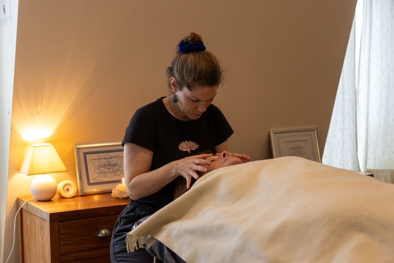 Massage du visage et de la tête
